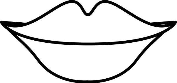 性感女性嘴唇图标图片下载