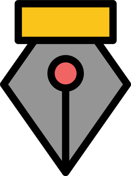 编辑笔照片平彩色图标图标横幅图片下载