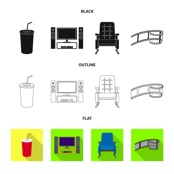 影视标志套装设计图片下载