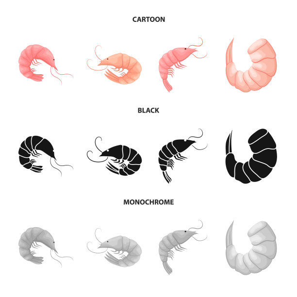 开胃菜和海洋图标的设计图片下载