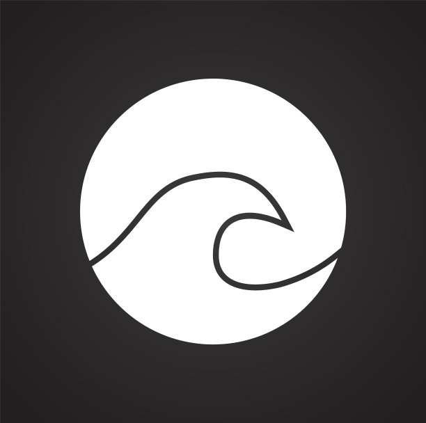 波浪图标的背景图形和网页设计图片下载