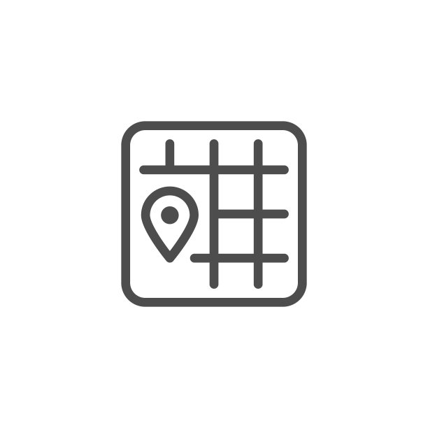 位置线性图标图片下载