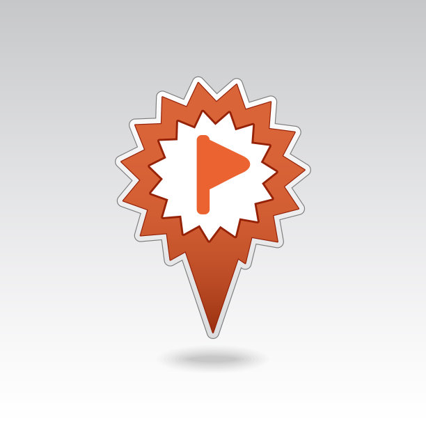 标志引脚地图图标地图指针地图标记图片下载