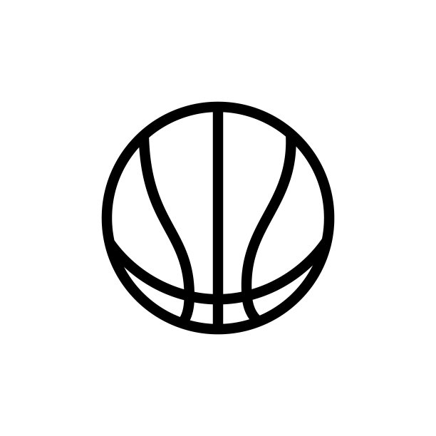 篮球图标矢量模板图片下载