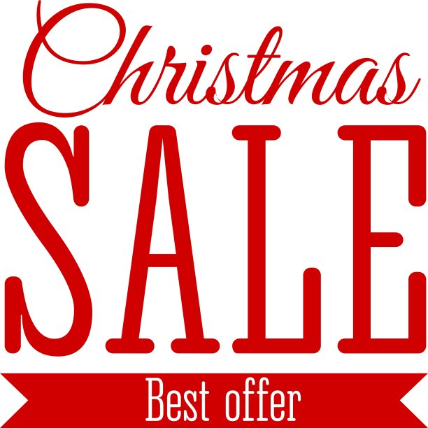 圣诞节销售铭文图片下载
