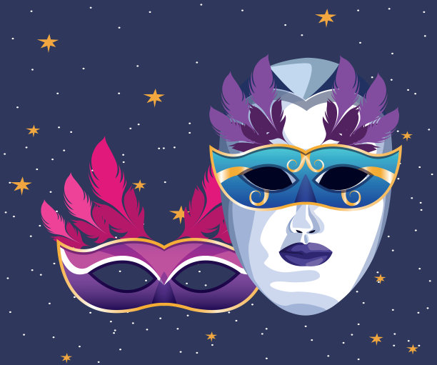 与羽毛面具图片下载