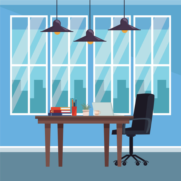 办公室室内风景图片下载