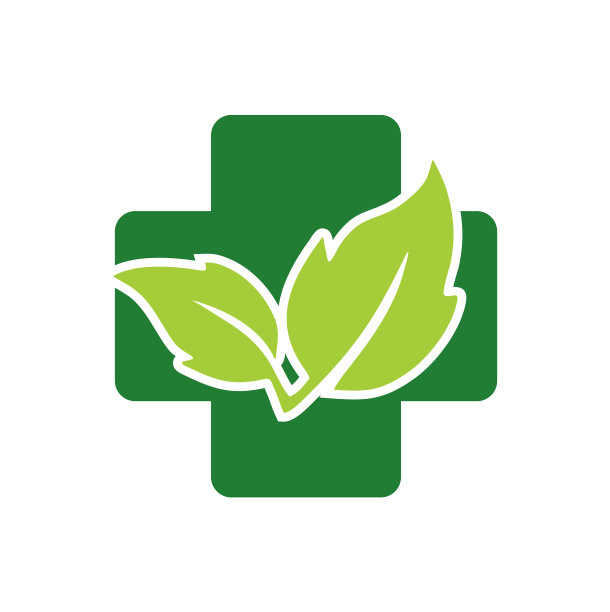 植物治疗图标的背景图形和web图片下载