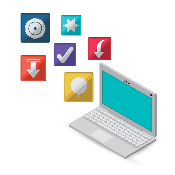 计算机与互联网相关的图标形象图片下载