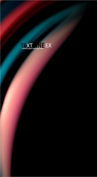 模糊颜色波线抽象背景图片下载