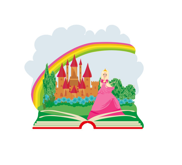 魔法书-美丽的年轻女王面前图片下载