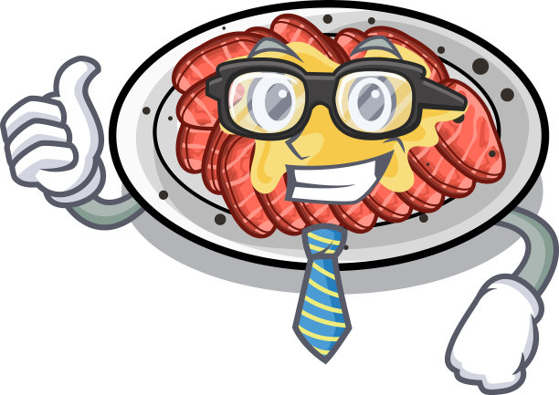 商人在木制卡通上面图片下载