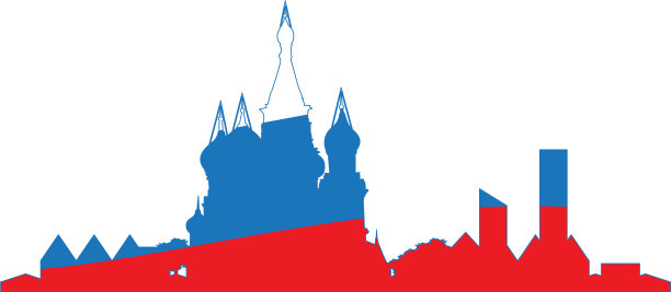 莫斯科孤立的城市景观图片下载