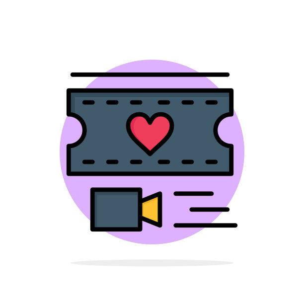 电影心恋婚礼抽象圆图片下载