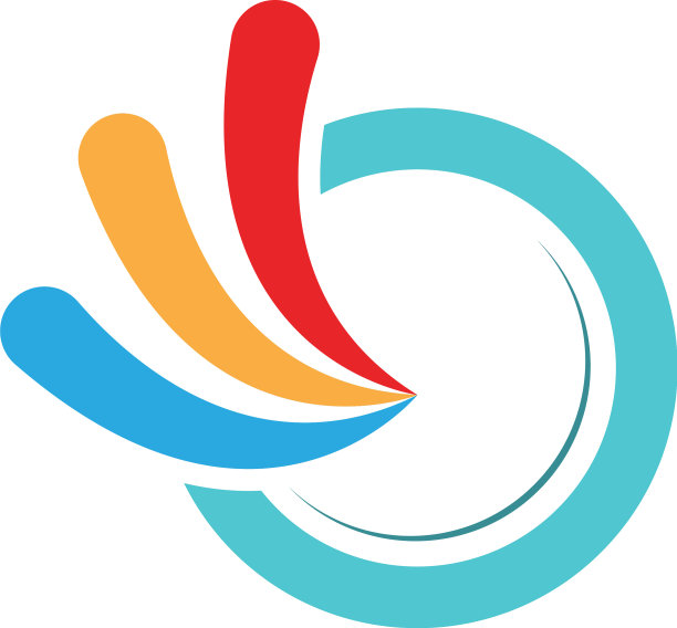 圆形线条logo模板图标图片下载