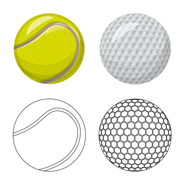 运动与球标志的设计图片下载