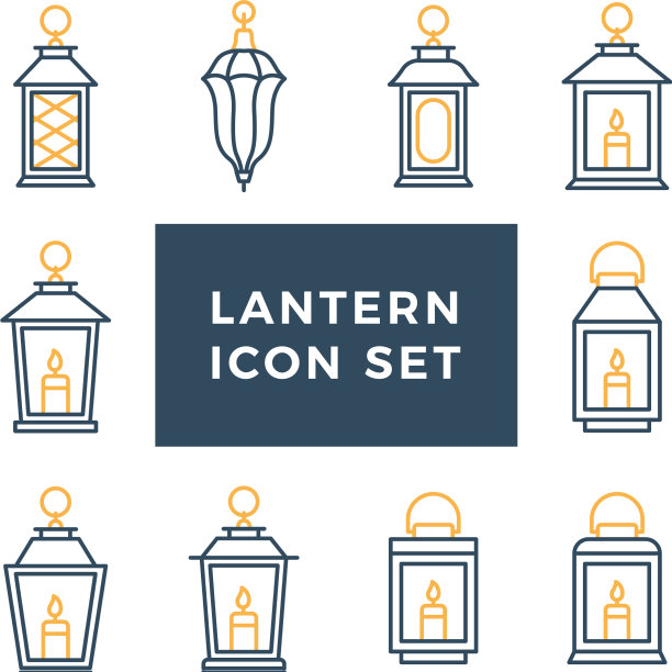 斋月古董灯笼套伊斯兰古董灯图片下载