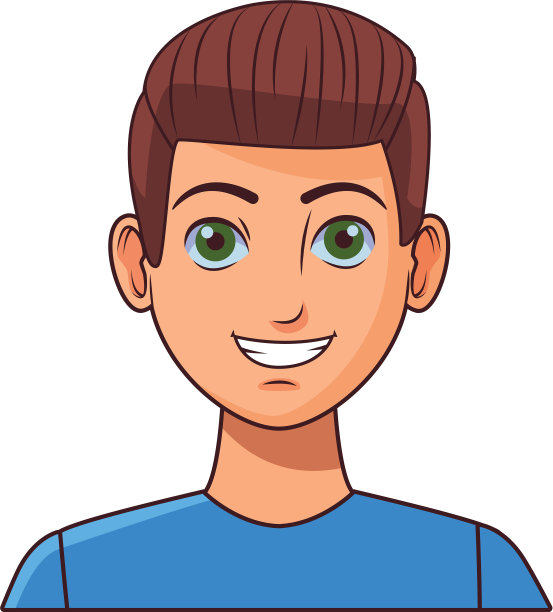 年轻人头像卡通人物头像图片下载