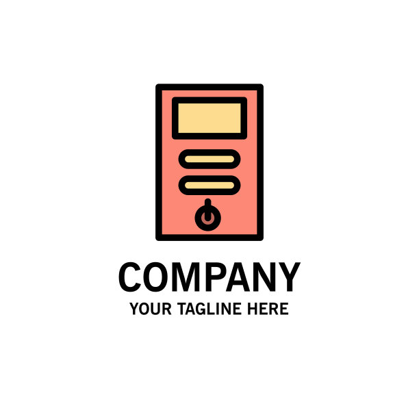 计算机CPU PC稳定器企业logo模板图片下载