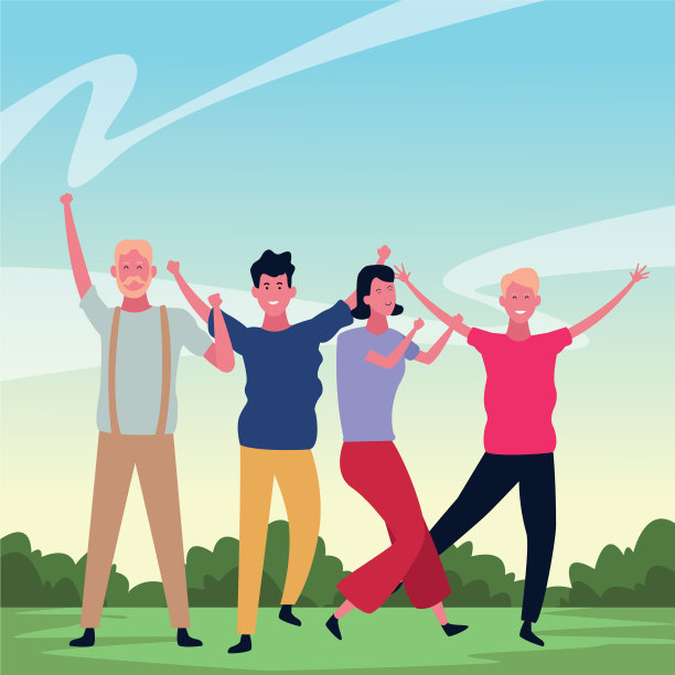 人们跳舞，玩得很开心图片下载