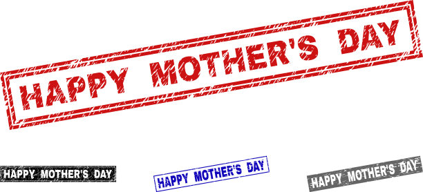 垃圾，母亲节快乐纹理矩形图片下载