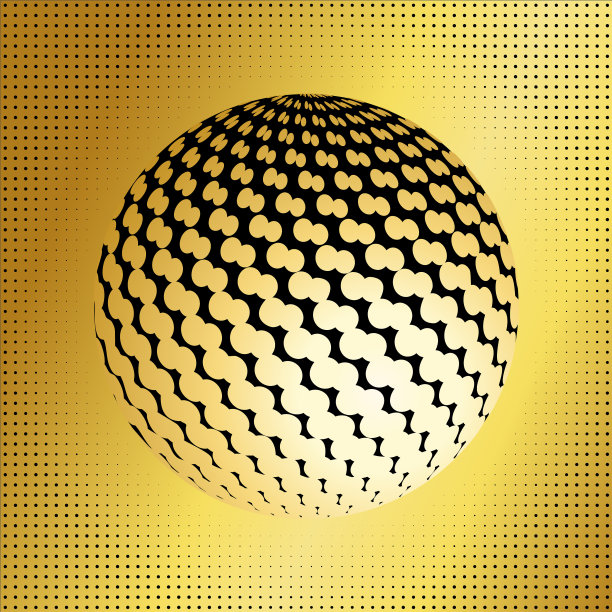 设置抽象半色调3d球体40图片下载