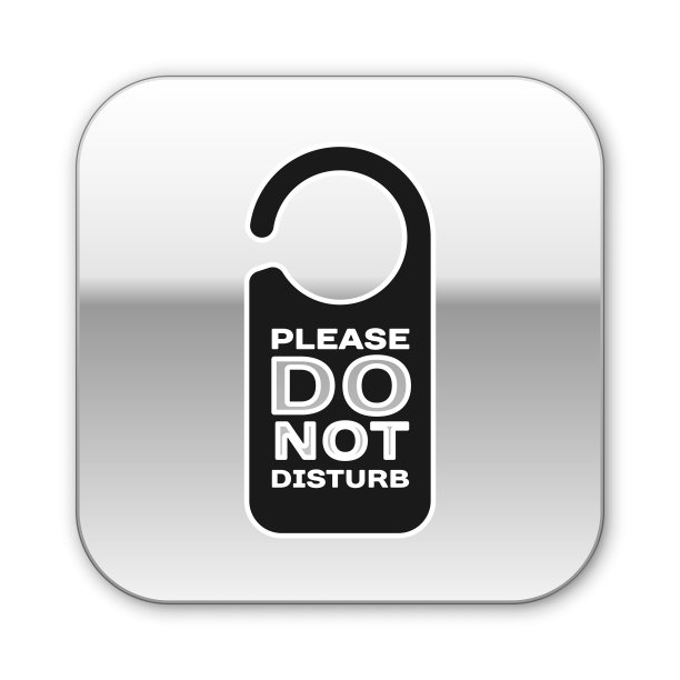 黑色请勿打扰图标隔离开图片下载