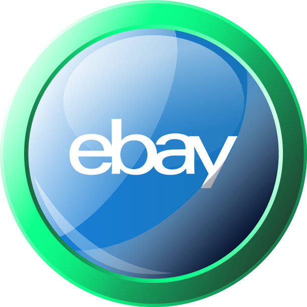 eBay平台蓝绿色图标图片下载