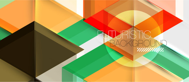 六边形抽象背景几何现代图片下载