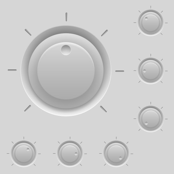 控制面板与开关设计图片下载