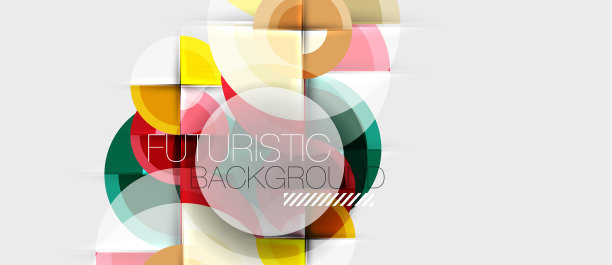 几何设计抽象背景-圆图片下载