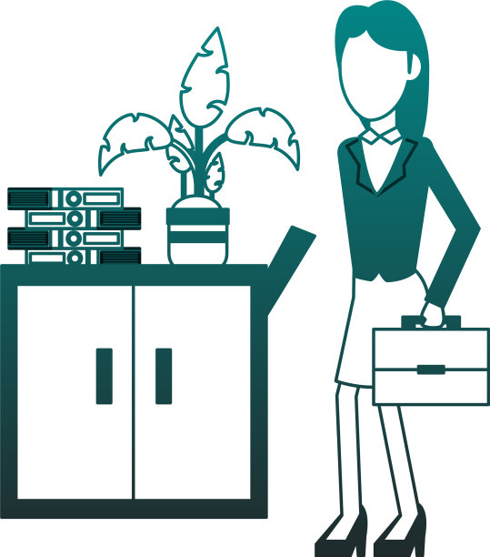 办公室里的女商人图片下载