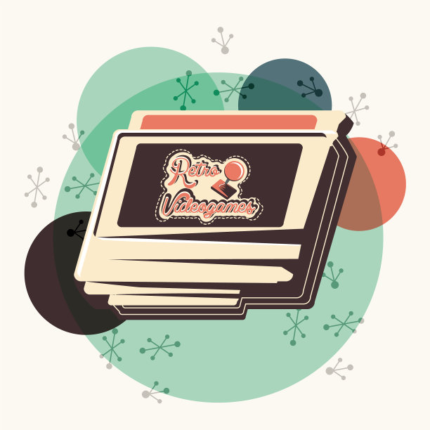 视频游戏复古磁带图片下载