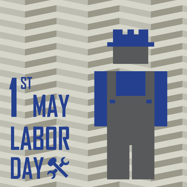 五一劳动节概念建设图片下载