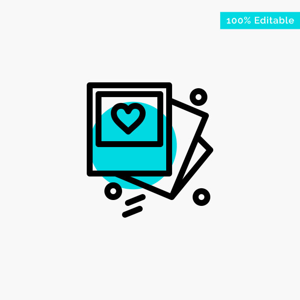 画廊照片爱婚礼绿松石高光图片下载