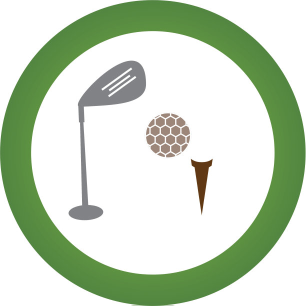 高尔夫标识模板图片下载