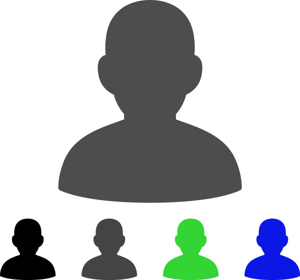 用户平面图标图片下载