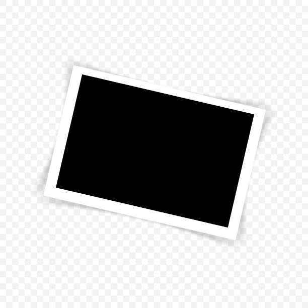 带有阴影的复古相框图片下载