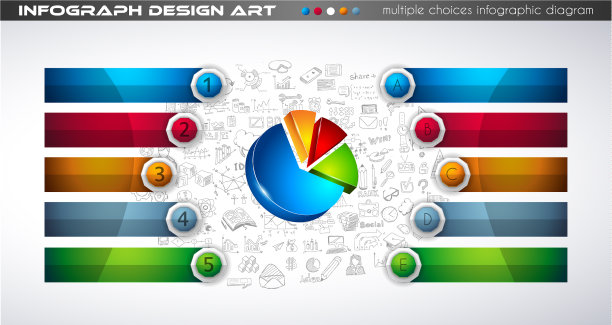 信息图手册模板有很多选择图片下载