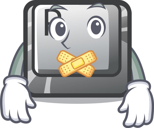 游戏卡通上的静音按钮p图片下载