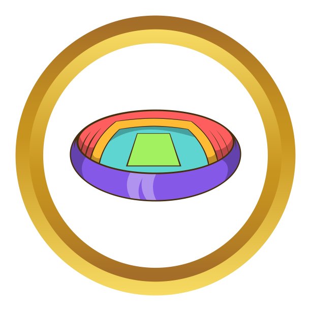 圆形体育场图标图片下载