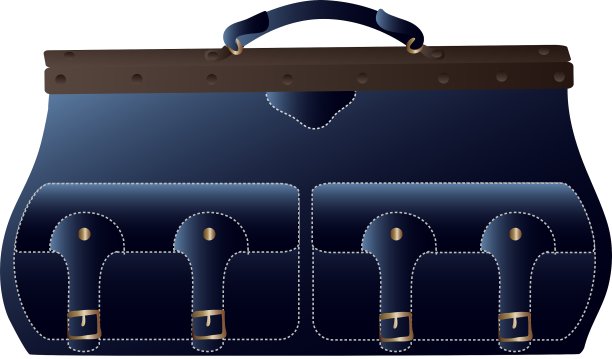 一个蓝色的包图片下载