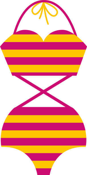 女式复古泳衣图片下载