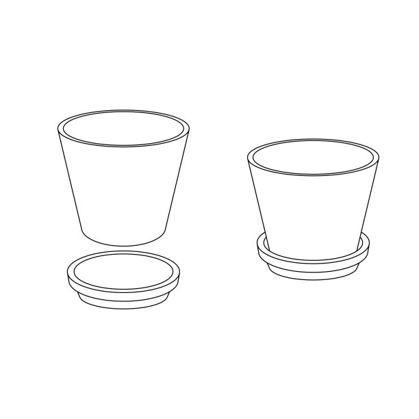 大纲花盆图片下载