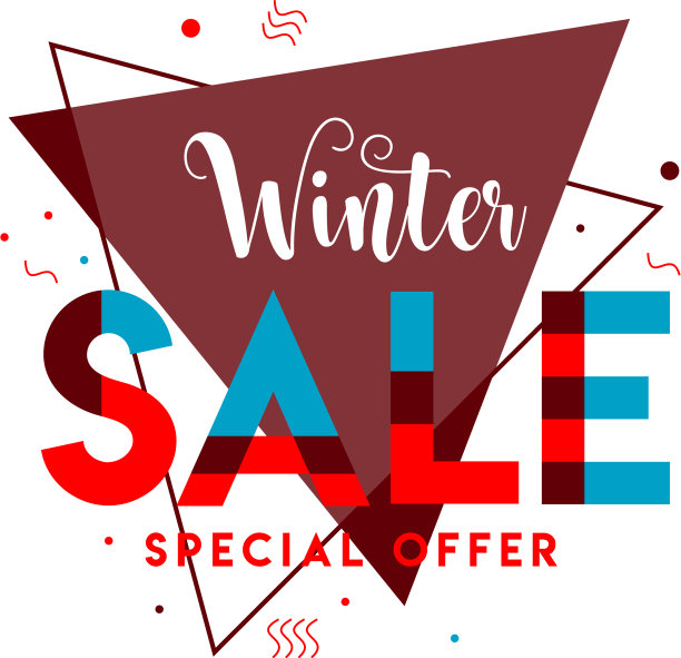 冬季促销模板设计图片下载