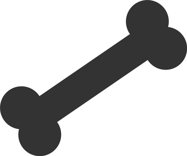骨骼图标设计模板图片下载