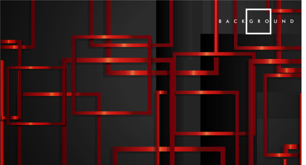 以黑色为背景的现代抽象方块图片下载