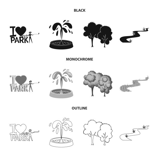 孤立对象城市和街道符号图片下载