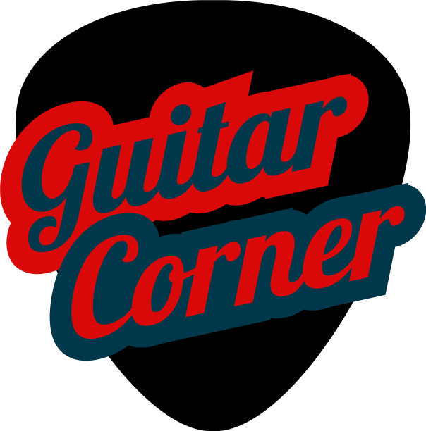 吉他挑平风格的音乐商店标志图片下载