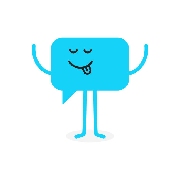 语音泡泡信息卡哇伊字符图片下载